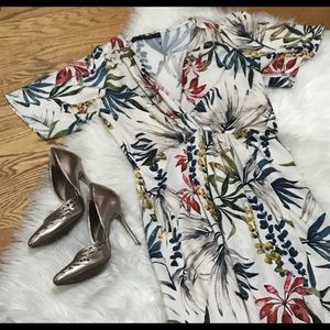 Zara Floral Print Dress